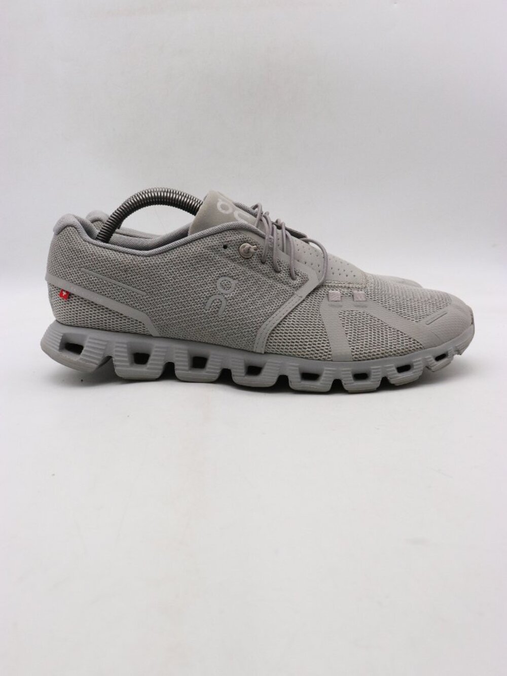 On Running Cloud 6 Men's Size 10 Gray Mesh Cushioned Athletic Sneakers